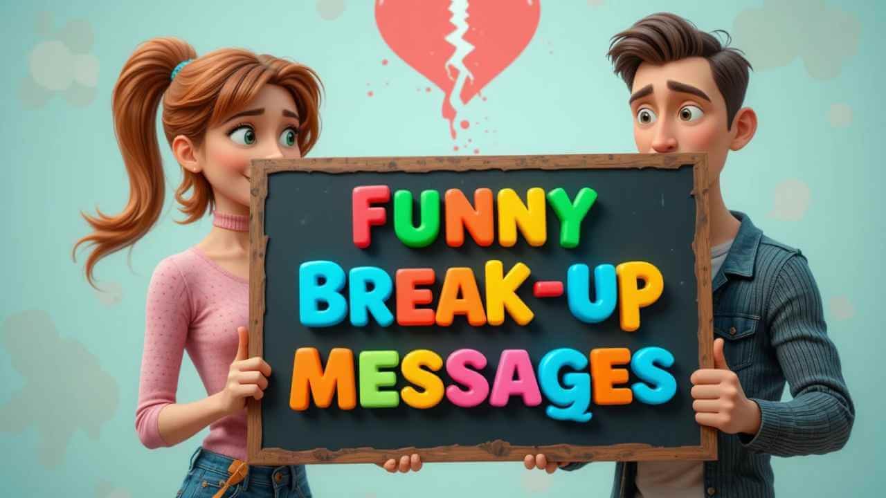 funny break up messages