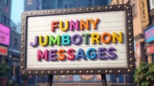 funny jumbotron messages