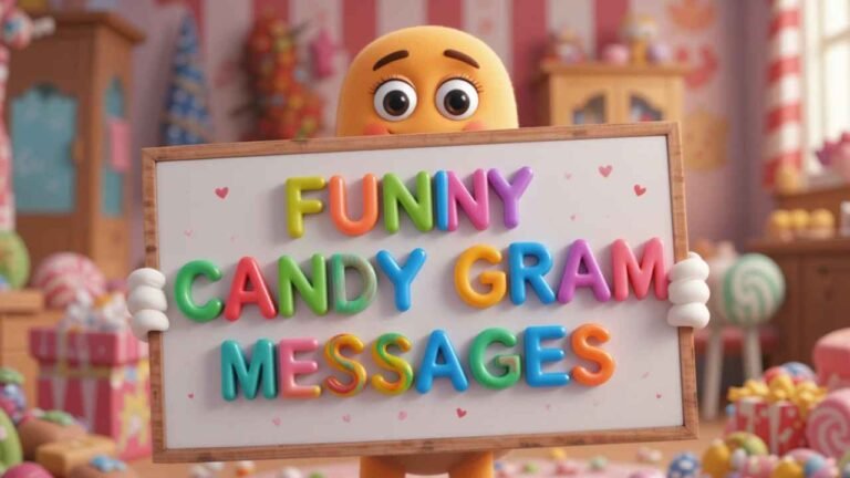 funny candy gram messages