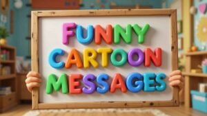 funny cartoon messages