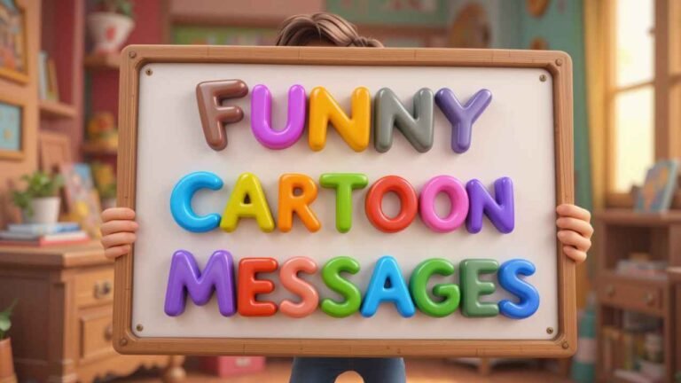 funny cartoon messages