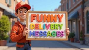 funny delivery messages