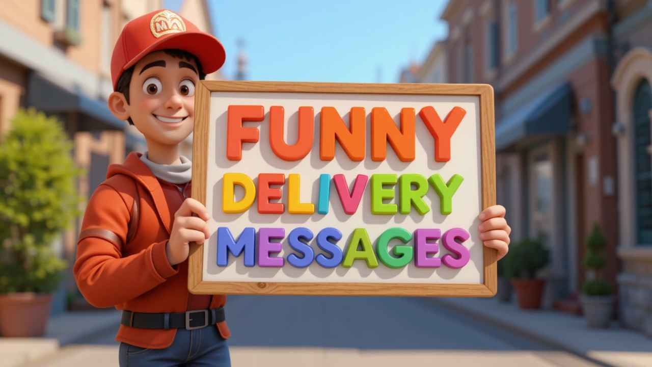 funny delivery messages