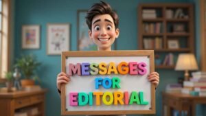 funny messages for editorial