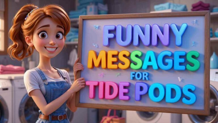 funny messages for tide pods