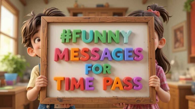 funny messages for time pass