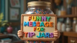 funny messages for tip jars