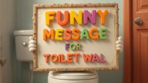 funny messages for toilet wall