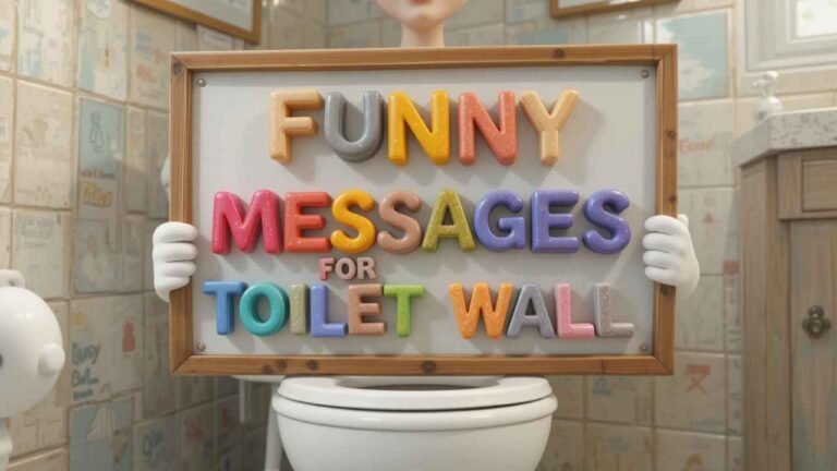 funny messages for toilet wall