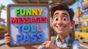 funny messages for toll pass
