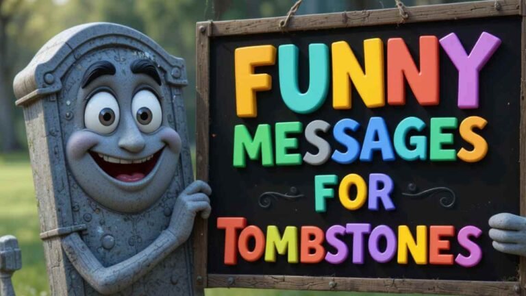 funny messages for tombstones
