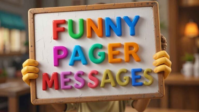 funny pager messages