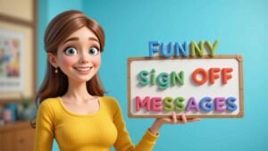 funny sign off messages