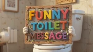 funny toilet messages