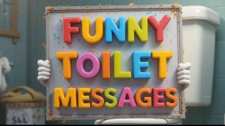 funny toilet messages
