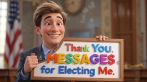 thank you messages for electing me