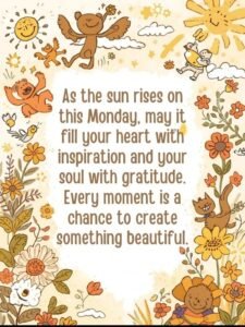 inspirational good morning monday blessings