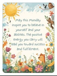 positive monday blessings