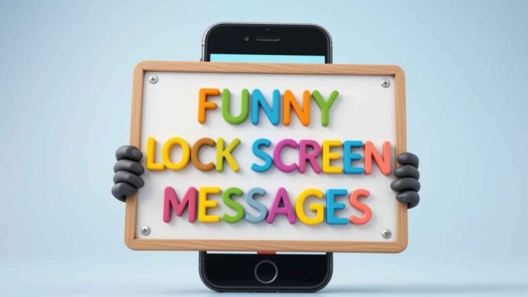 funny lock screen messages