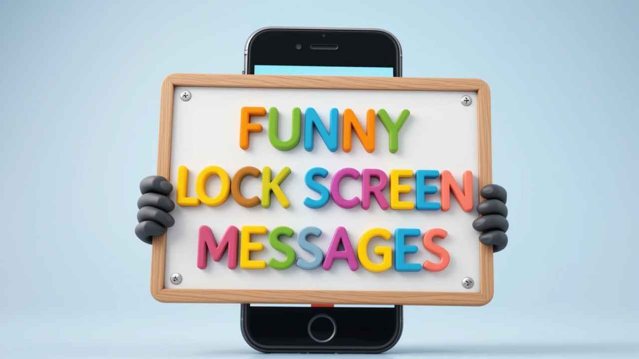 funny lock screen messages