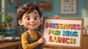 funny messages for kids lunch