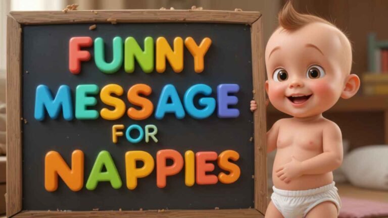 funny messages for nappies