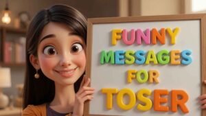 funny messages for toser
