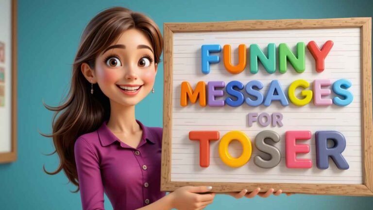 funny messages for toser
