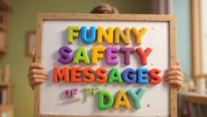 funny safety message of the day
