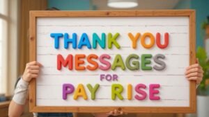 thank you messages for pay rise