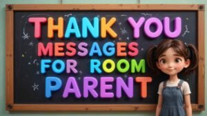 thank you messages for room parent