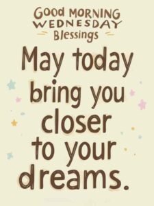 Good Morning Wednesday Blessings