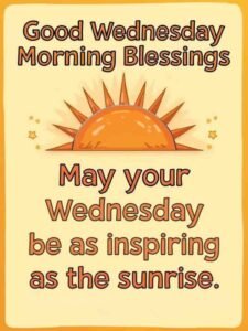 Good Wednesday Morning Blessings