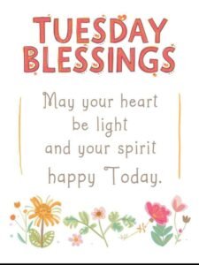 tuesday blessings