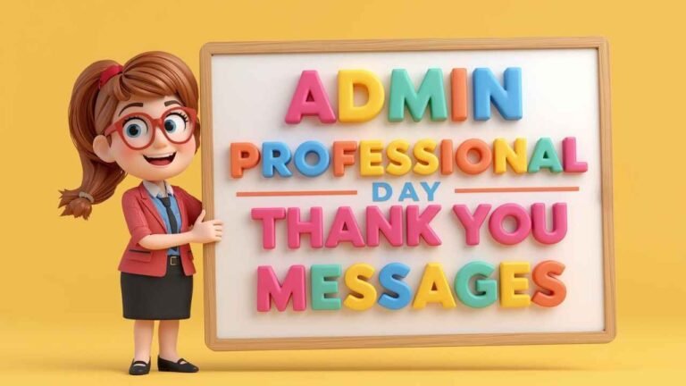 admin professionals day thank you messages