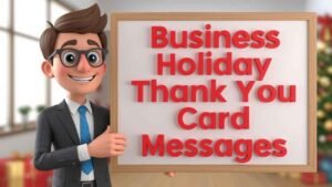 business holiday thank you card messages