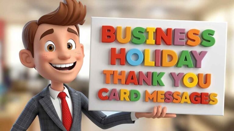 business holiday thank you card messages