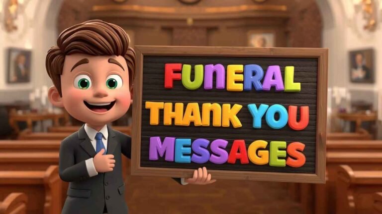 funeral thank you messages