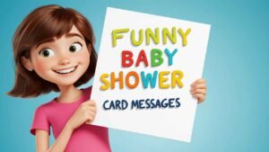 funny baby shower card messages