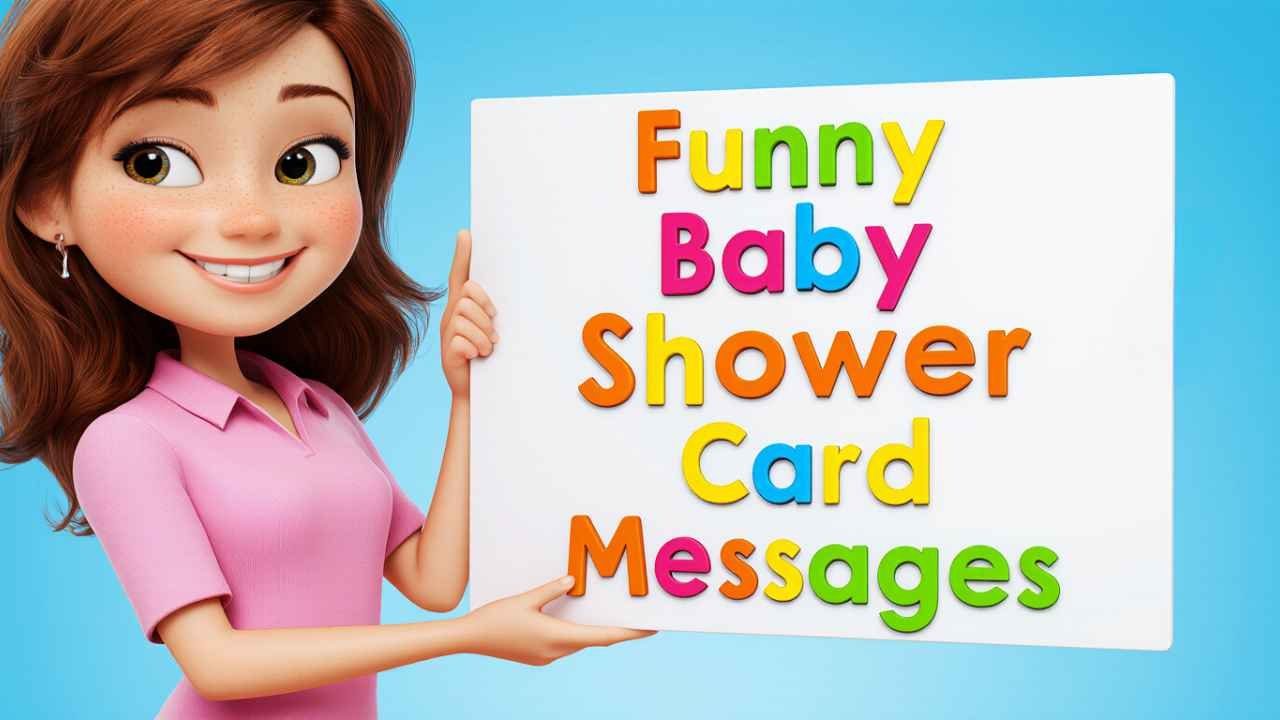 funny baby shower card messages