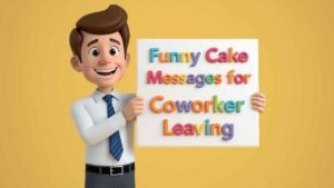 funny cake messages for coworker leaving