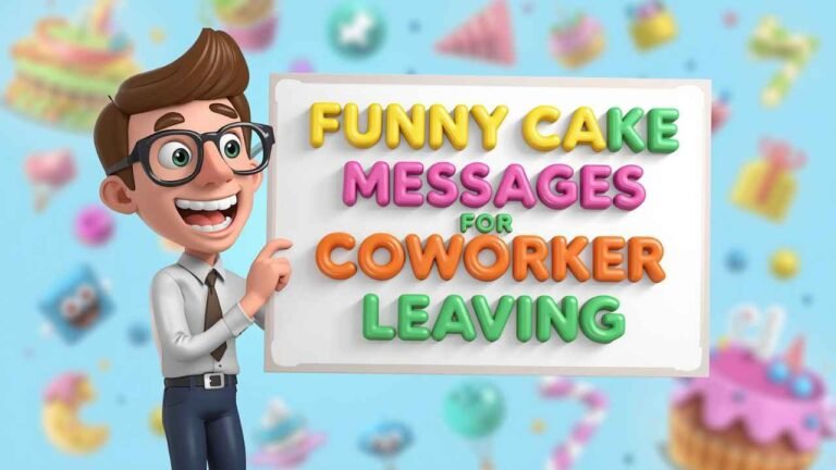 funny cake messages for coworker leaving