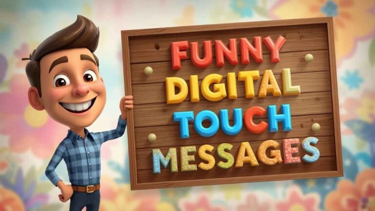 funny digital touch messages