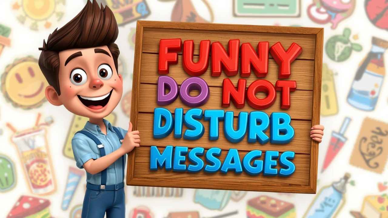 funny do not disturb messages