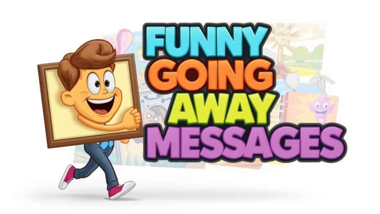 funny going away messages