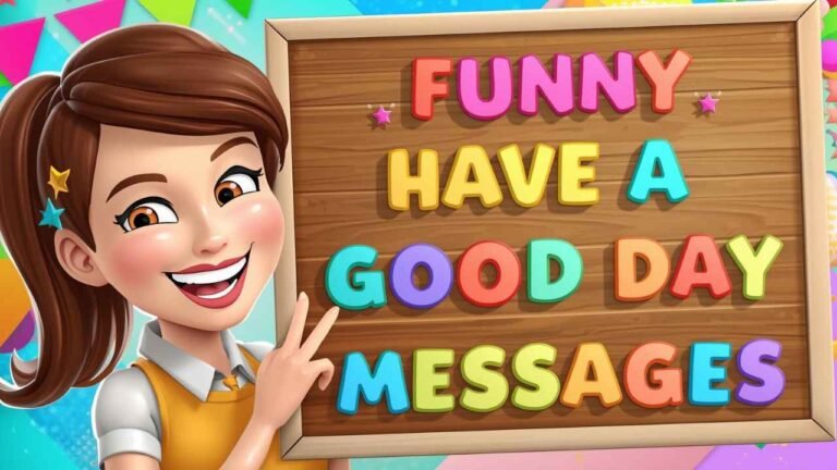 funny have a good day messages