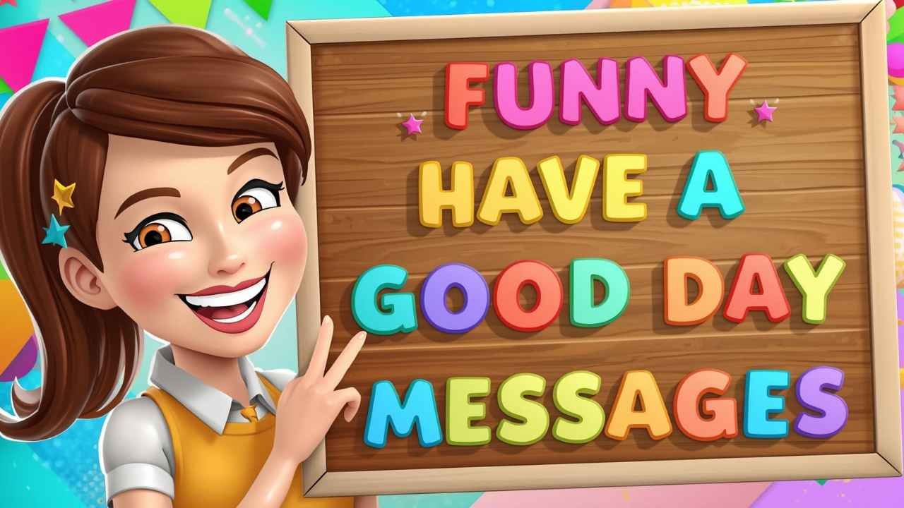 funny have a good day messages
