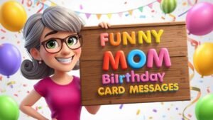 funny mom birthday card messages
