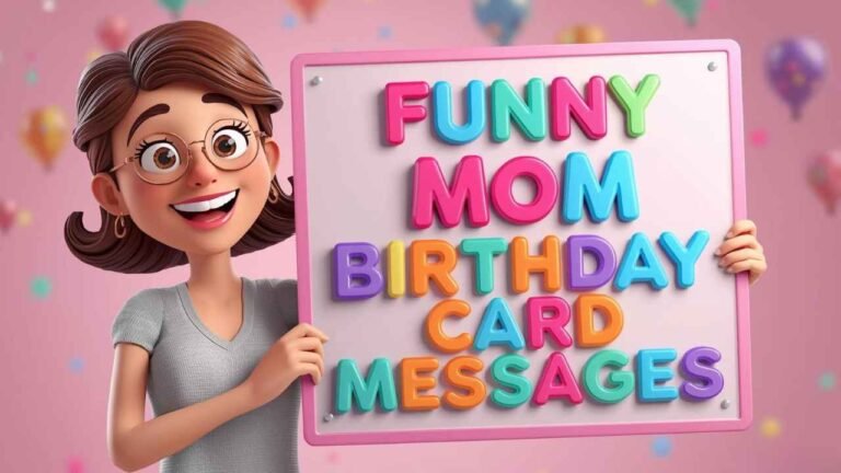 funny mom birthday card messages