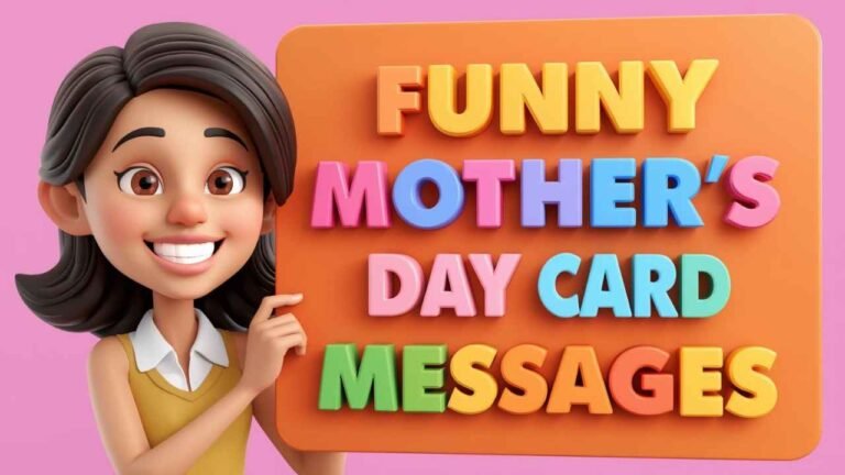 funny mother's day card messages